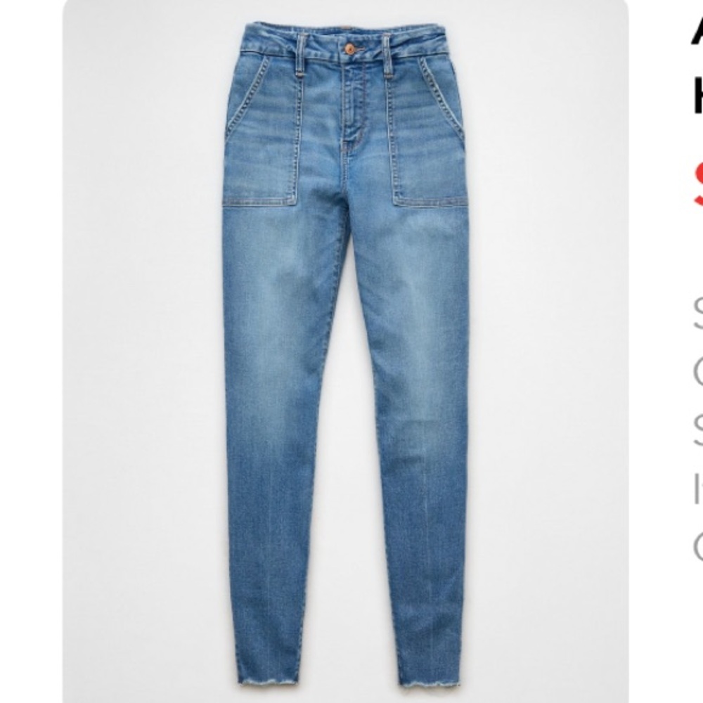 New American Eagle Outfitters Light Blue Jeggings